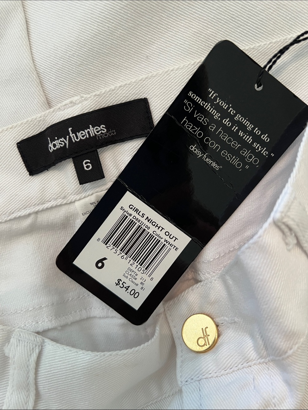 Daisy Fuentes Rhinestone Jeans - Picture 4 of 4
